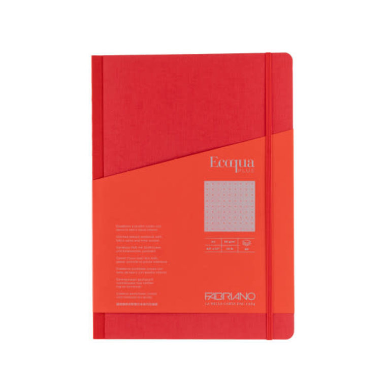 Fabriano Ecoqua Plus Fabric-Bound Notebook Dotted