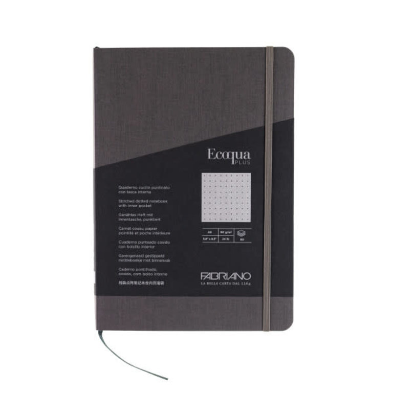 Fabriano Ecoqua Plus Stitch-Bound Notebook Dotted