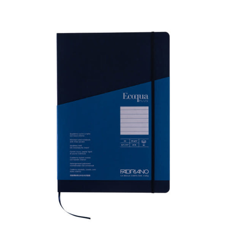 Fabriano Ecoqua Plus Stitch-Bound Notebook Lined