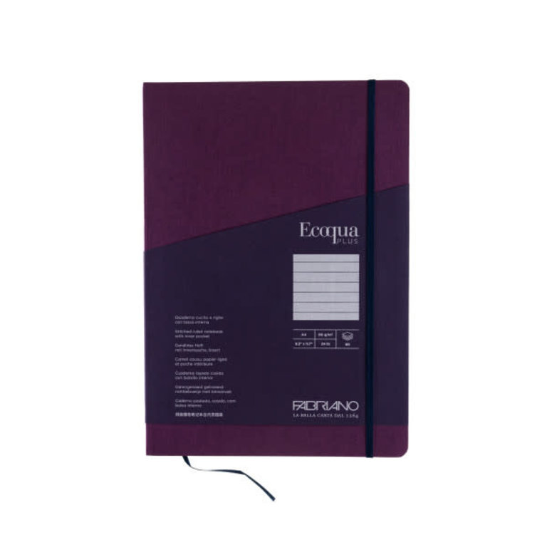 Fabriano Ecoqua Plus Stitch-Bound Notebook Lined