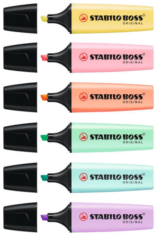 Stabilo Stabilo Boss Pastel Highlighter 6 Set