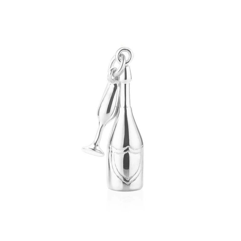 Nicole Parker King Jet Set Candy Charm Silver