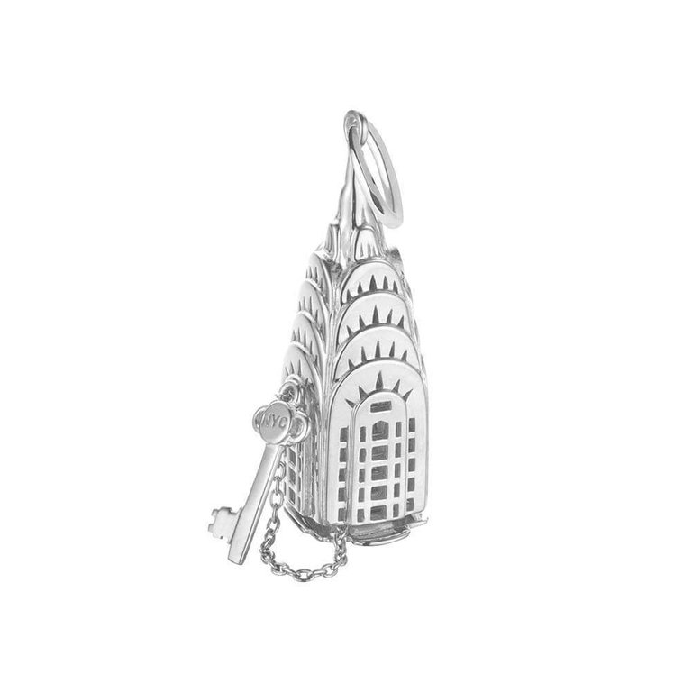 Nicole Parker King Jet Set Candy Charm Silver