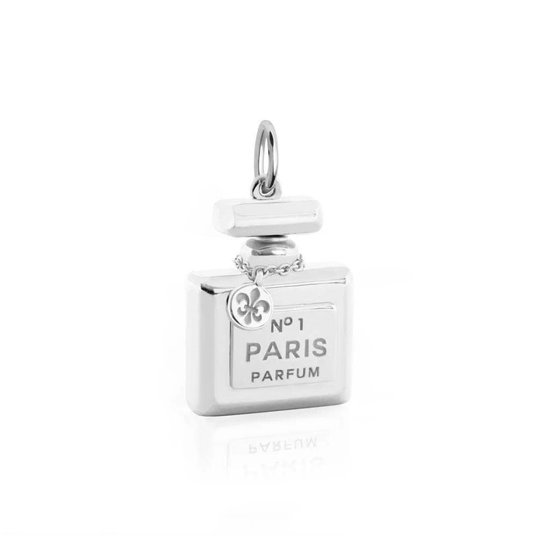 Nicole Parker King Jet Set Candy Charm Silver