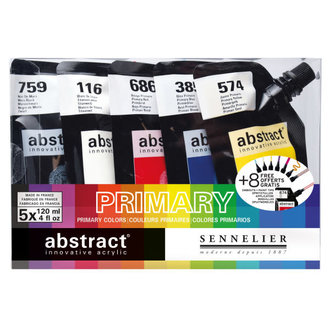 Sennelier Abstract Acrylic Primary 5 Set