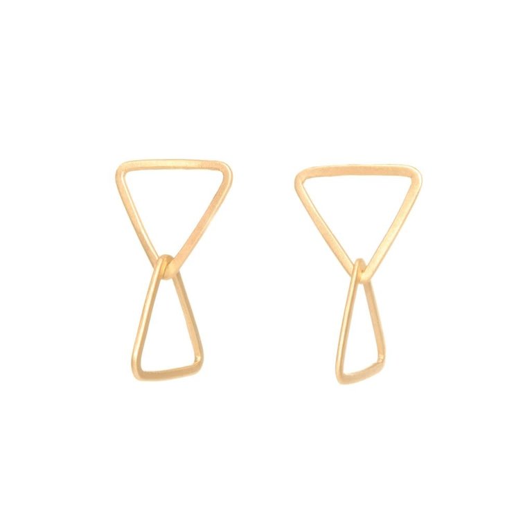 Carla Caruso Carla Caruso Double Drop Stud Earrings 14k