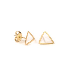 Carla Caruso Mini Stud Earrings 14k Gold - RISD Store