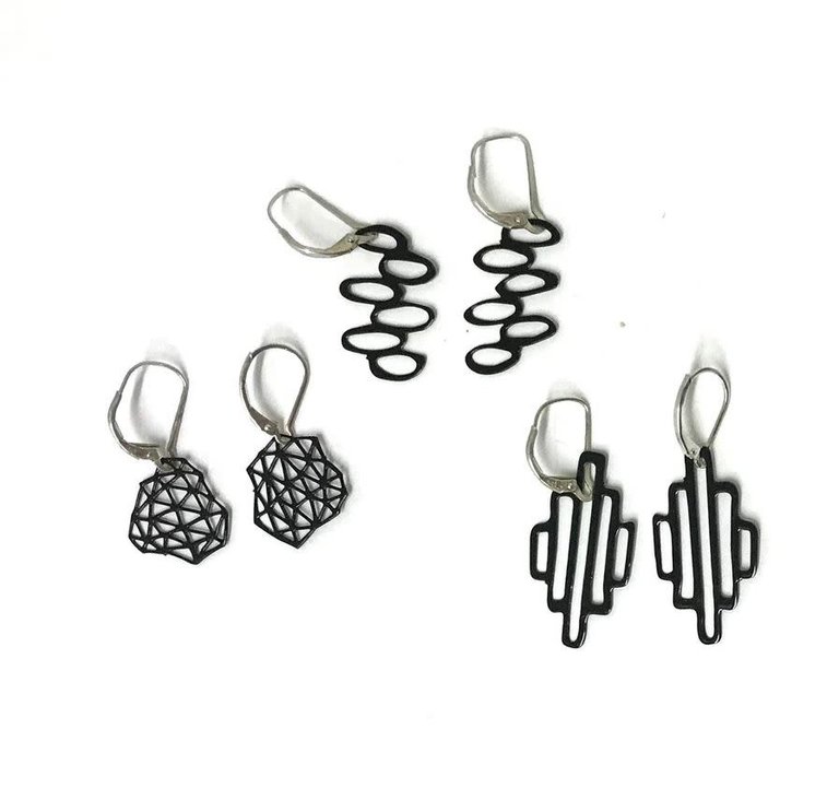 Melissa Borrell Melissa Borrell Mini Mod Popout Earrings