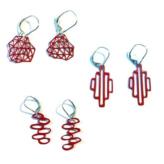Melissa Borrell Mini Mod Popout Earrings