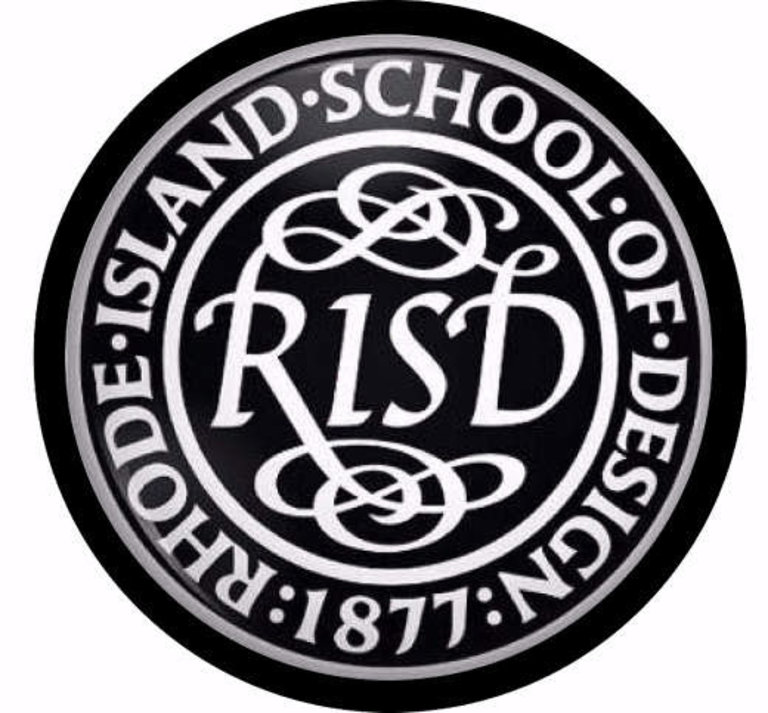 RISD RISD Seal Magnet 2" Black/White