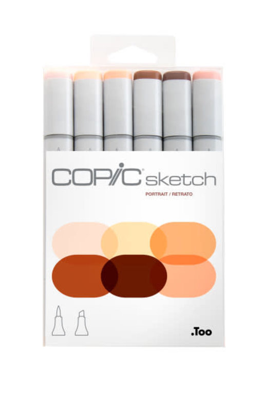 Copic COPIC Sketch Marker 6-Color Set - Portrait Tones