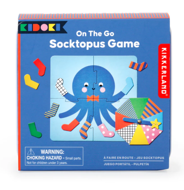 Kikkerland Design On The Go Socktopus Game