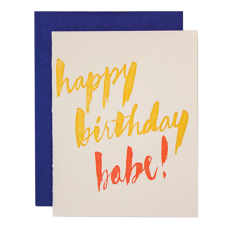 Morgan Calderini Ladyfingers Letterpress Birthday Cards