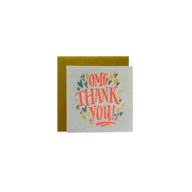 Morgan Calderini Morgan Calderini Ladyfingers Letterpress Tiny Card