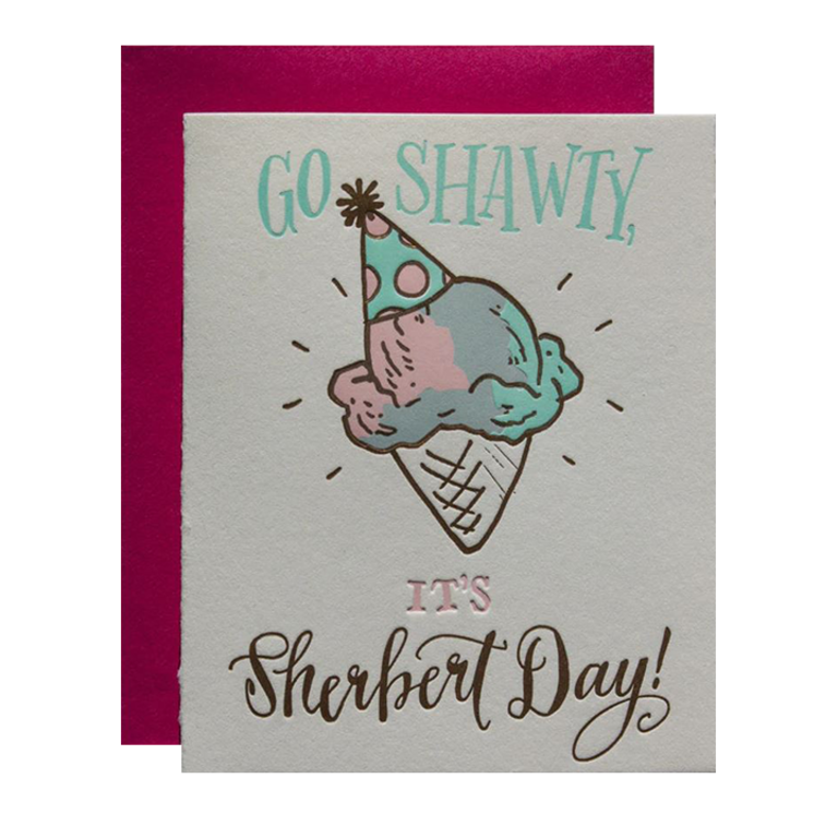 Morgan Calderini Ladyfingers Letterpress Card Birthday
