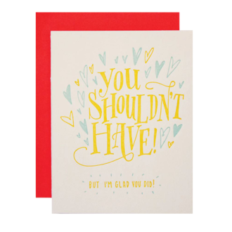 Morgan Calderini Ladyfingers Letterpress Appreciation Cards