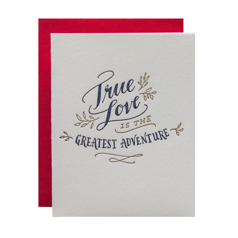 Morgan Calderini Morgan Calderini Ladyfingers Letterpress Card Love