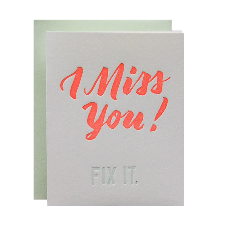 Morgan Calderini Ladyfingers Letterpress Encouragement