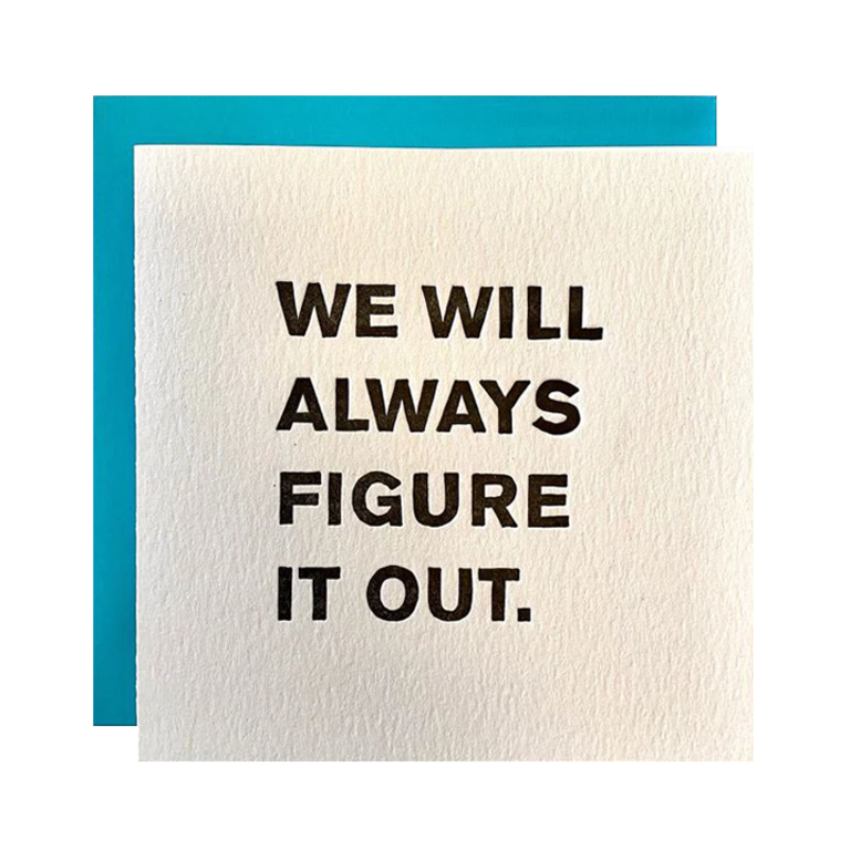 Morgan Calderini Ladyfingers Letterpress Encouragement