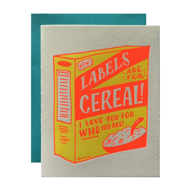 Morgan Calderini Ladyfingers Letterpress Encouragement