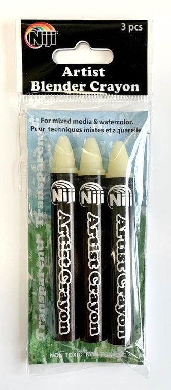 Yasutomo Yasutomo Niji Artist Clear Blender Crayons 3 Pack