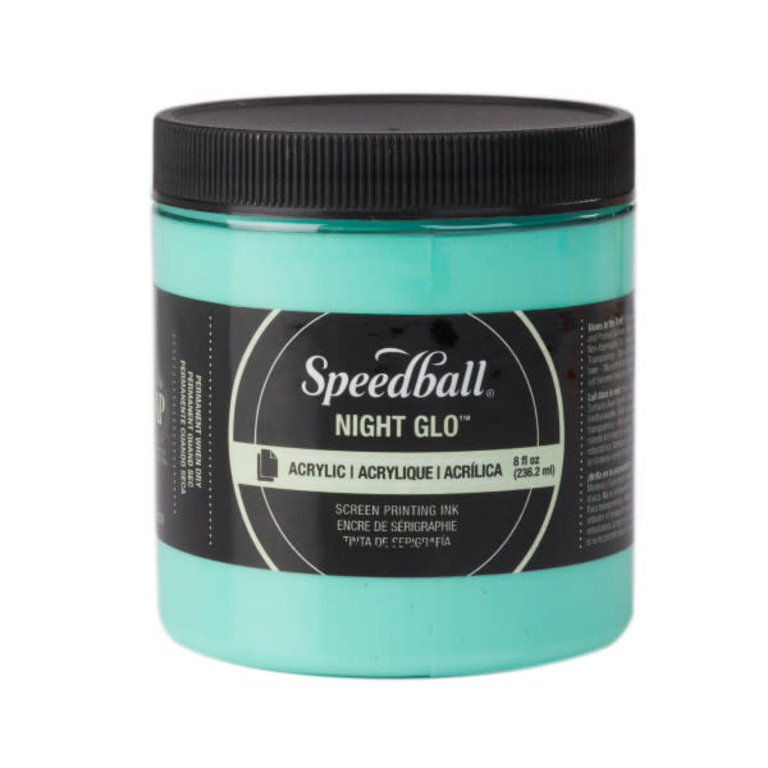 Speedball Speedball Night Glo Phosphorescent Fabric Screen Printing Ink 8 oz