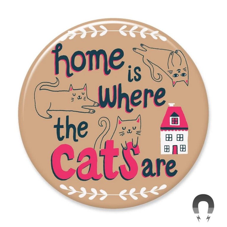 Allison Cole Cat Big Magnet 2.25"
