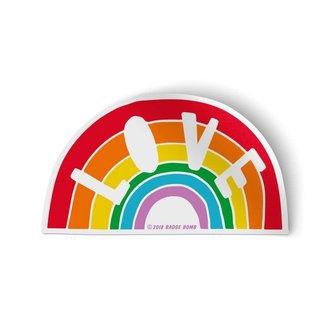 Badge Bomb Big Sticker