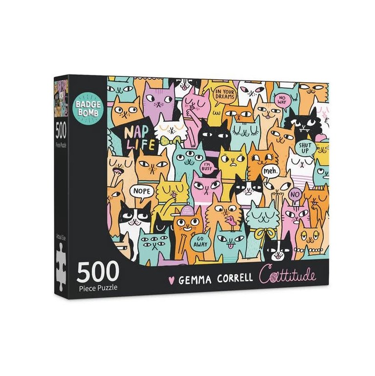 Badge Bomb Badge Bomb 500 Piece Puzzle