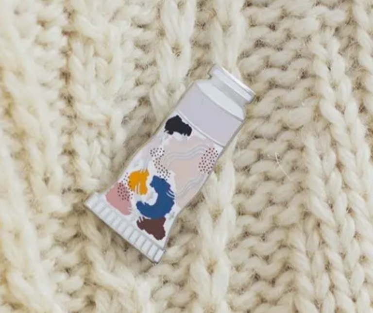 The Gray Muse Art Enamel Pin