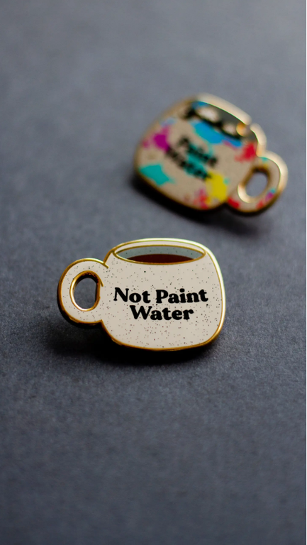 The Grey Muse Art Enamel Pin