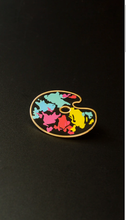 The Gray Muse Art Enamel Pin