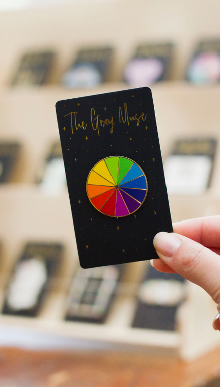 The Grey Muse Art Enamel Pin