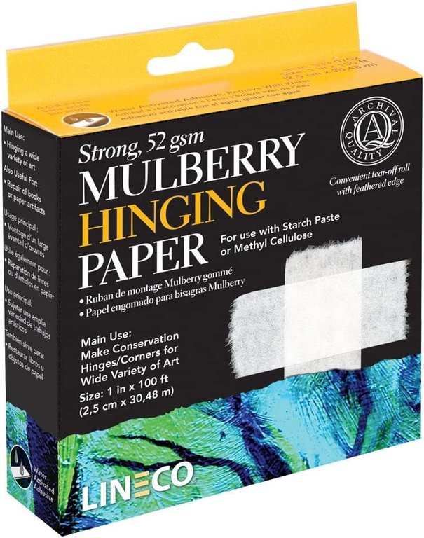 Lineco Lineco Mulberry Hinging Paper 1"x100'