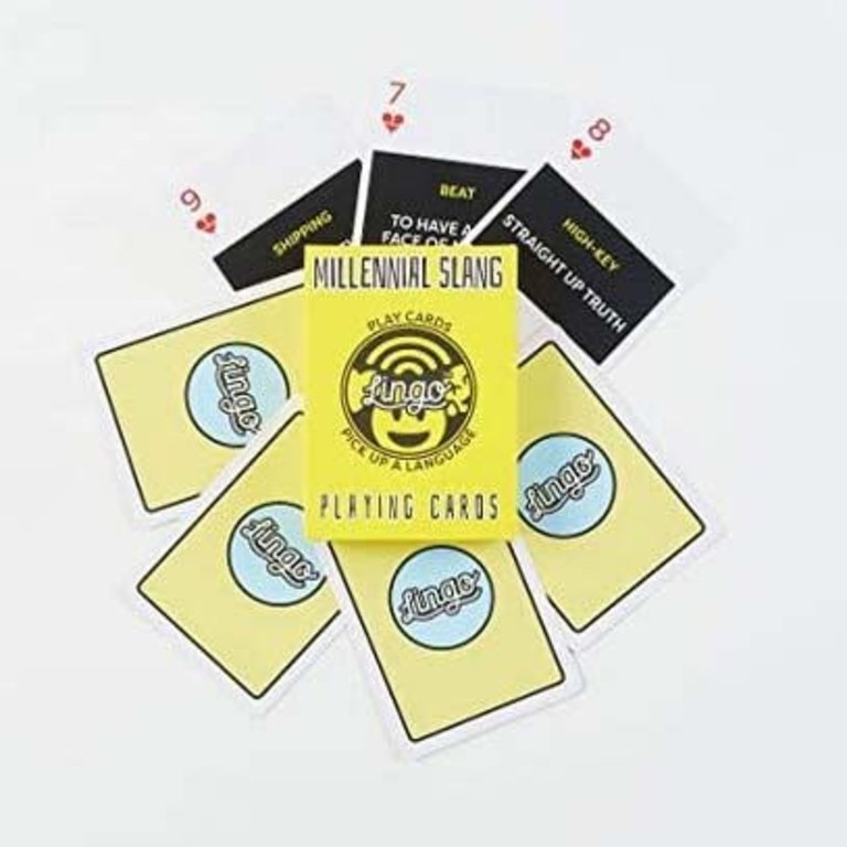 Lingo Cards Lingo Slang Travel Playing Cards