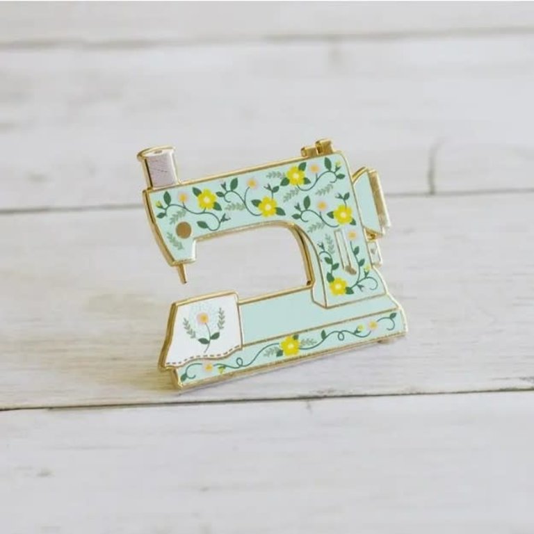 The Gray Muse Sewing Enamel Pin