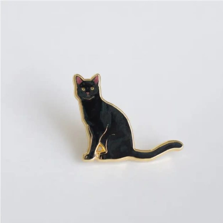 The Gray Muse The Gray Muse Cat Enamel Pin