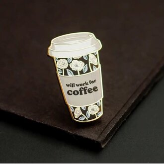 The Grey Muse Enamel Pin