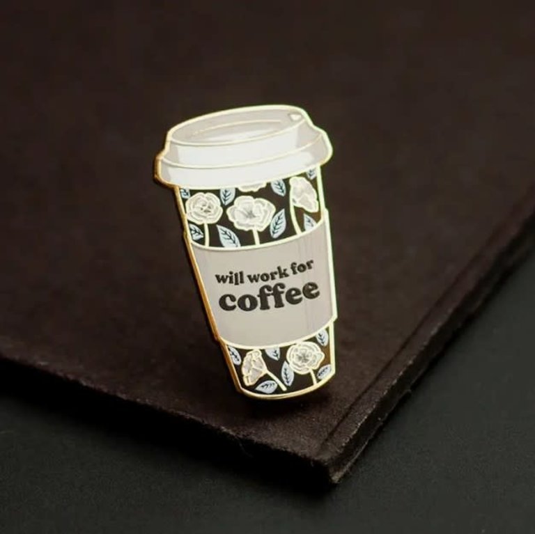 The Grey Muse Enamel Pin