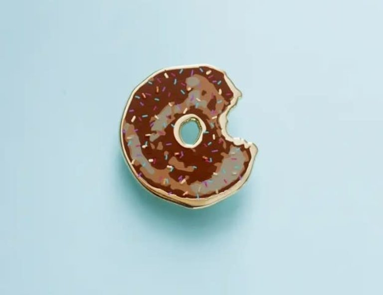 The Grey Muse Enamel Pin