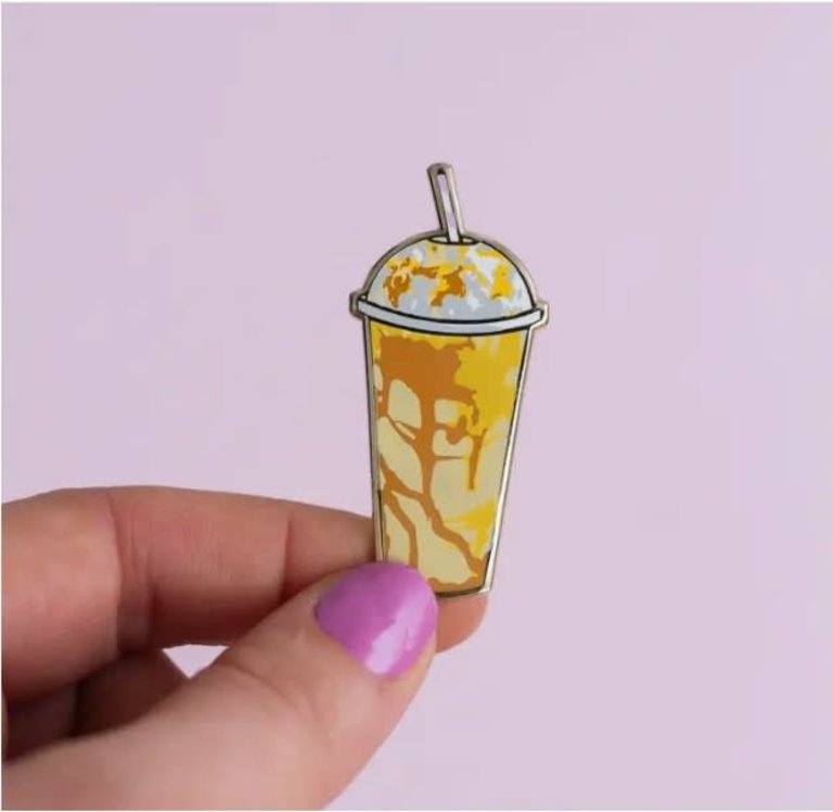 The Grey Muse Enamel Pin