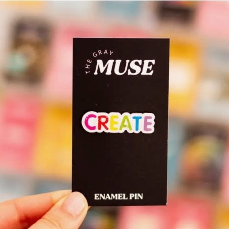 The Gray Muse Enamel Pin - RISD Store