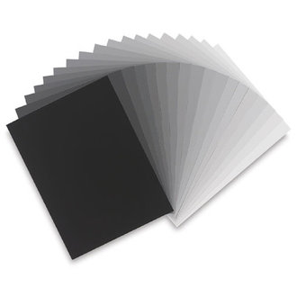 Color-Aid Paper 9"x12" Gray Set