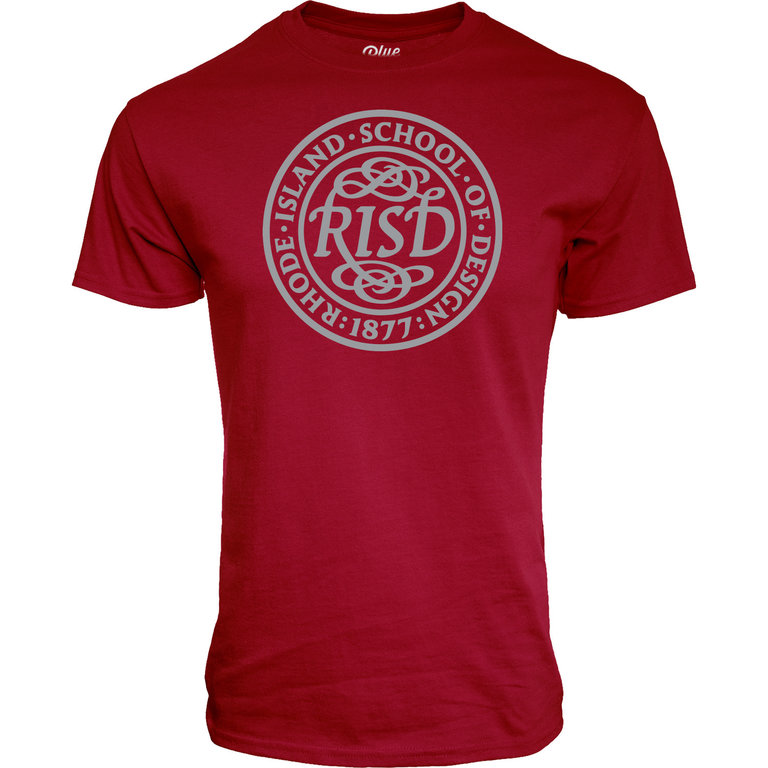 RISD Blue 84 RISD Seal Short Sleeve Tshirt
