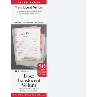 Strathmore Laser Translucent Vellum 8.5"x11" 50 Pack