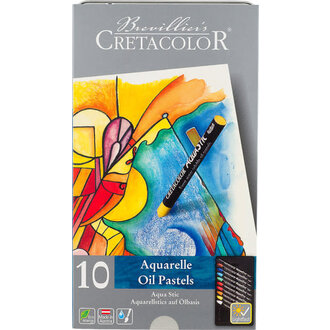 Cretacolor AquaStic Oil Pastel 10 Set
