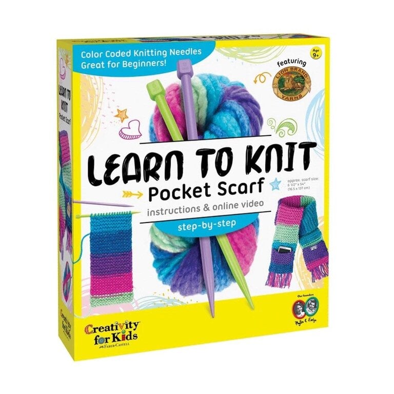 Creativity for Kids Creativity for Kids Learn To Knit Kit