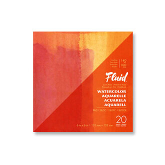 Fluid Watercolor Pad Cold Press 20 Sheet Pad