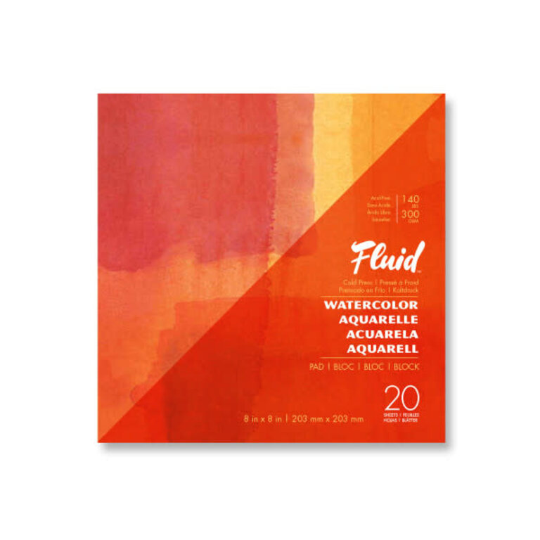 Fluid Fluid Watercolor Pad Cold Press 20 Sheet Pad