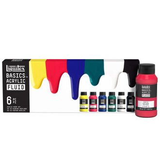 Liquitex Basics Acrylic Fluid Set 118 ml